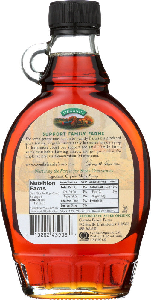 Coombs Family Farms Grade B Maple Syrup Glass (12x8 Oz)-1