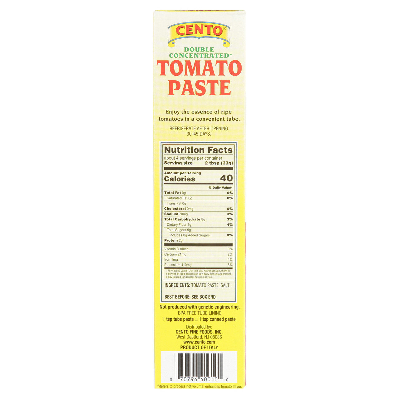 Cento Tom Paste Tube (12x4.56OZ )-3