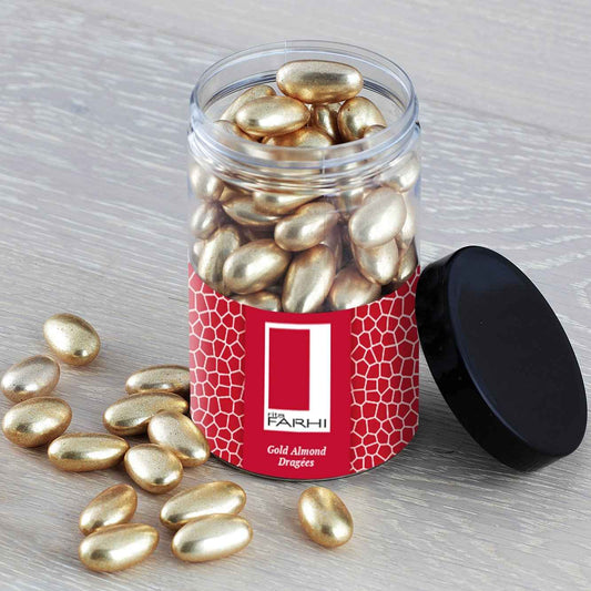 Gold Sugared Almonds, 370g-1