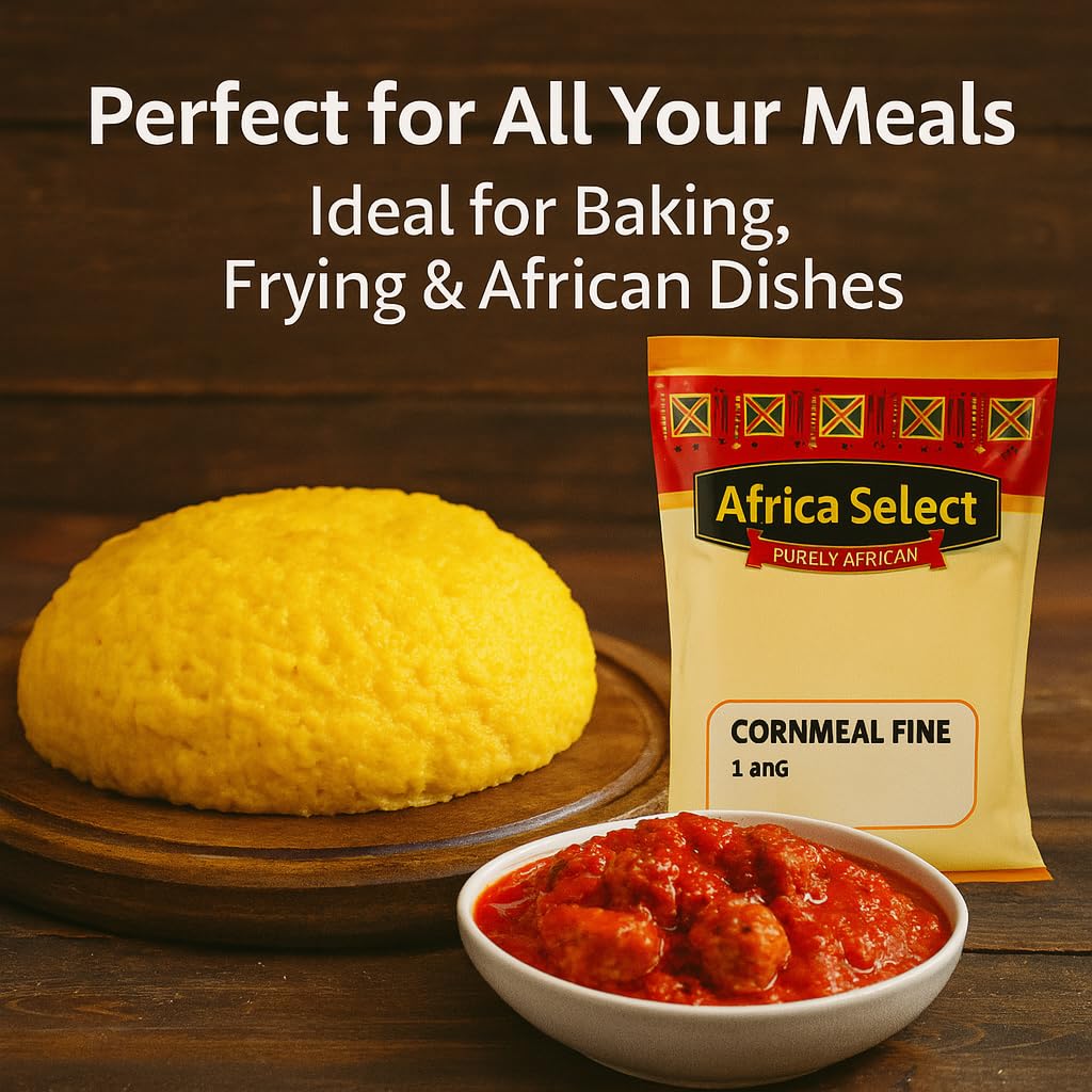 Africa Select Cornmeal Fine 4kg | Premium Milled Maize | Family Pack