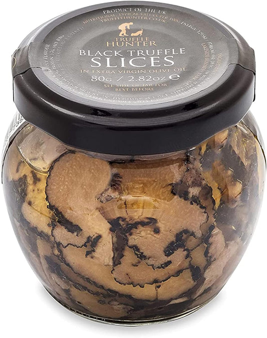 TruffleHunter - Black Truffle Slices in Extra Virgin Olive Oil - 80g