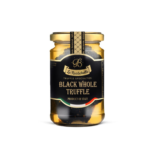 La Rustichella - Whole Black Truffles 35gr - 100% Made in Italy | Vegan, Gluten-Free, Cholesterol-Free