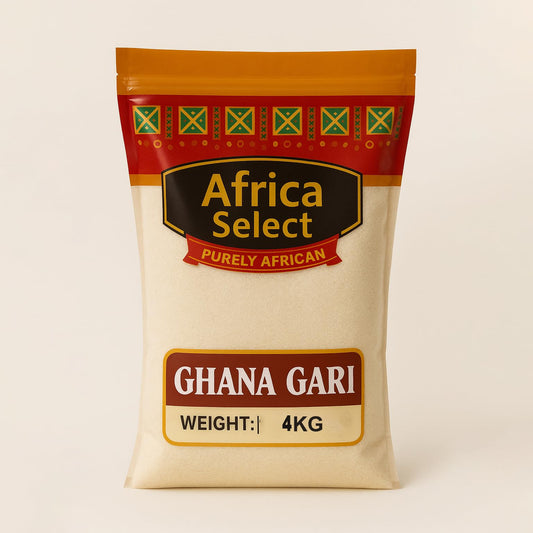 Africa Select Ghana Gari 1.5kg | Premium Fermented Cassava Granules for Eba, Fufu & African Cuisine