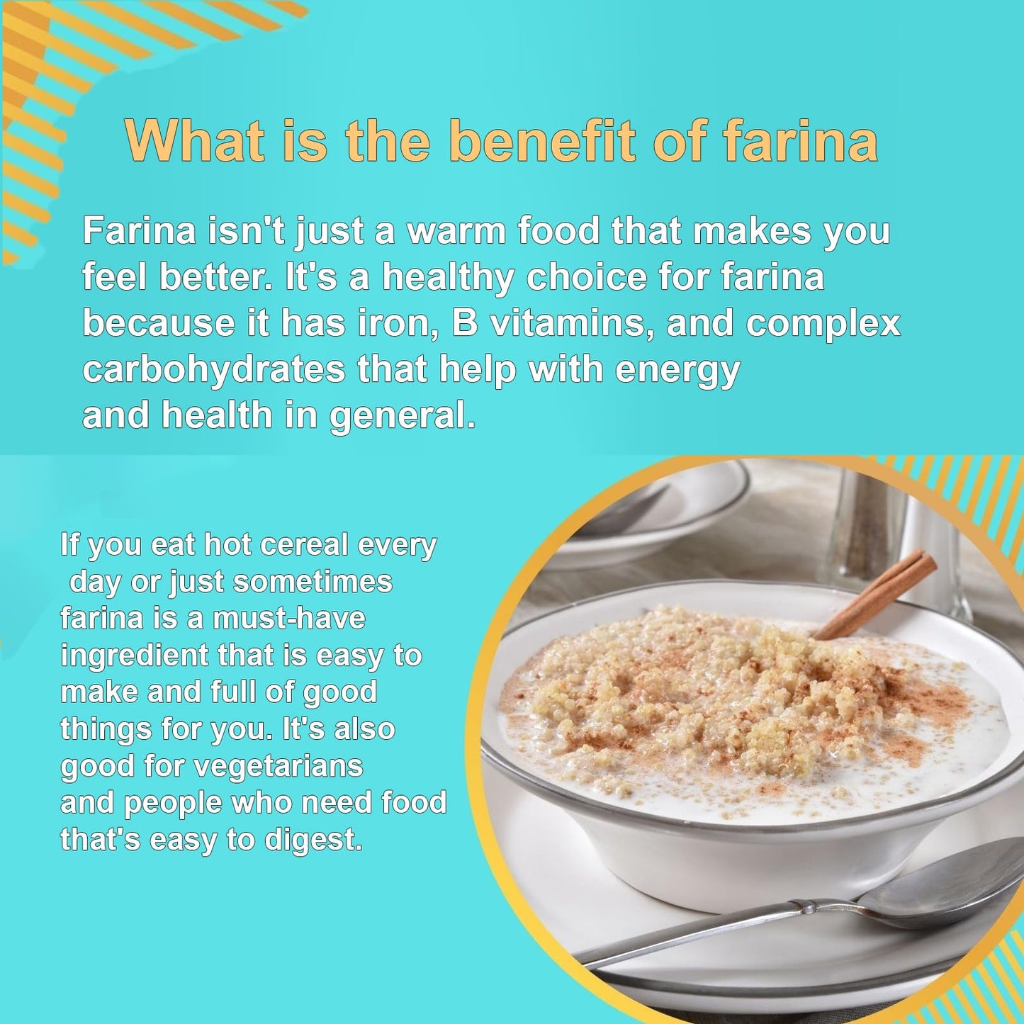 Africa Select Farina 1.5kg | Premium Potato Starch Cereal | Versatile for Traditional Porridge, Baking & Smooth Thickening | Authentic African Ingredient