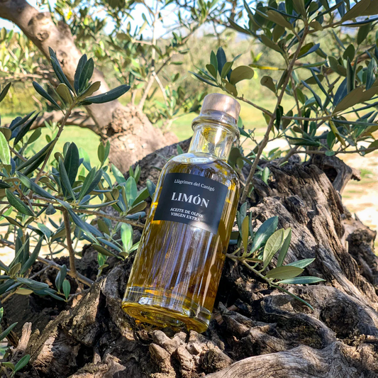 Lemon Infused Extra Virgin Olive Oil – 250ml / 8.45 fl oz – Llàgrimes del Canigó-1