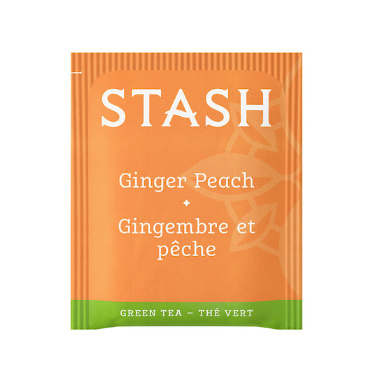 Stash Tea Ginger Peach Green Tea (6x18 Bag)-1