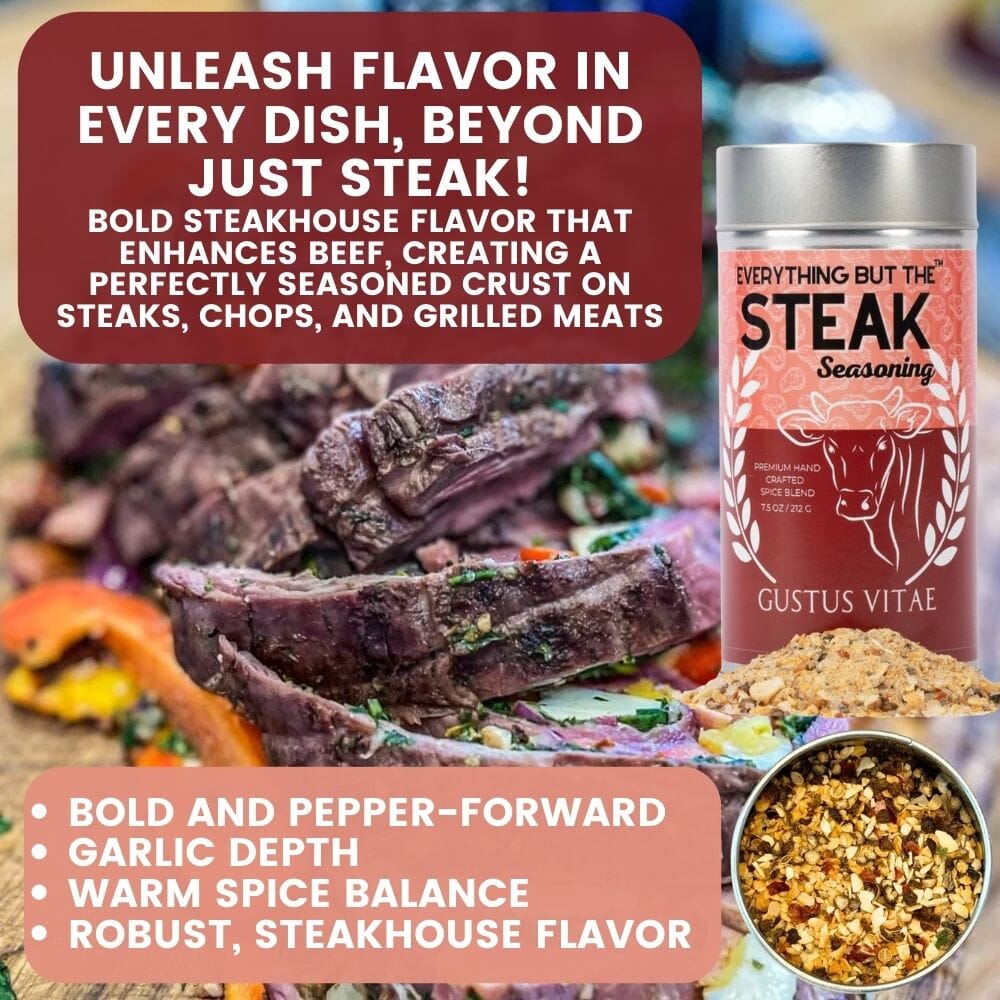 Best for Steak & Beef Seasonings | Set of 6 XL Tins-4