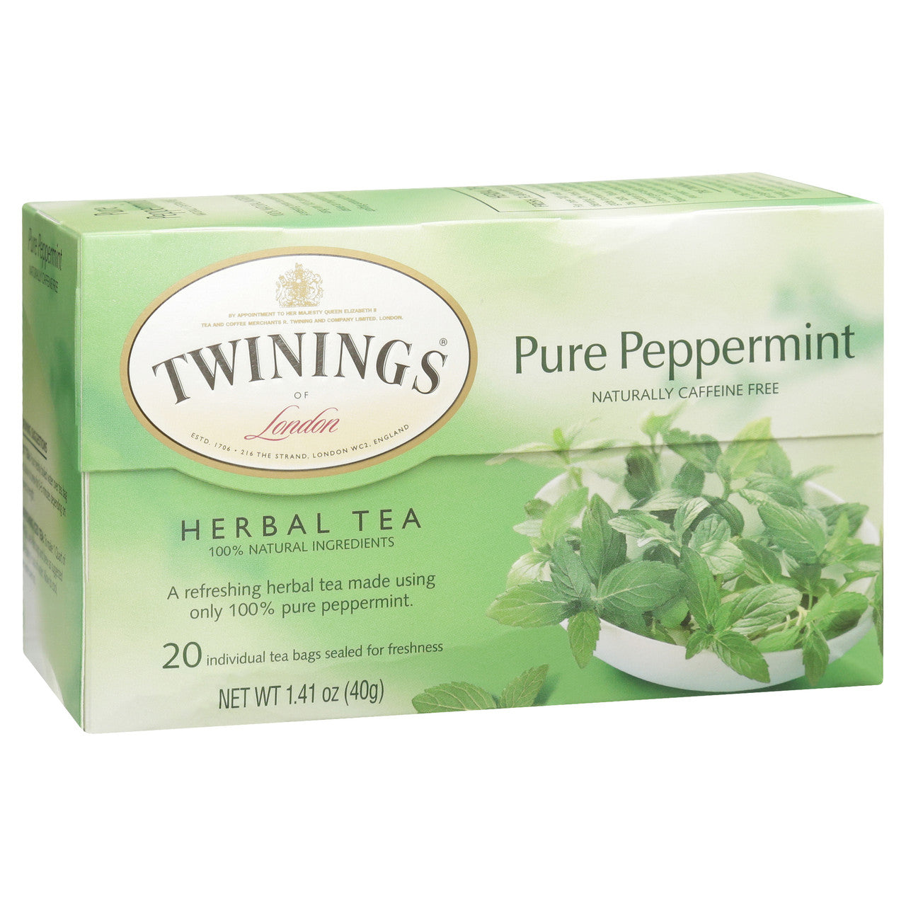 Twinings Pure Peppermint Tea (6x20 Bag)-19
