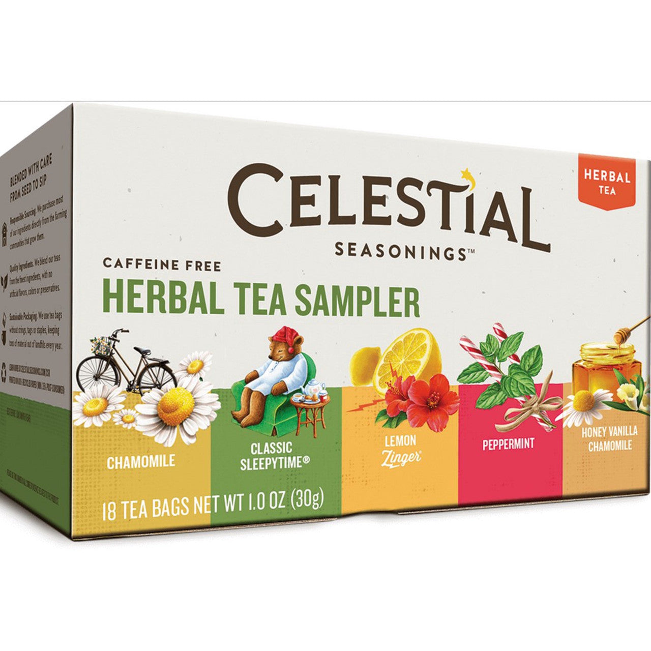 Celestial Seasonings Herbal Tea Sampler (6x18 Bag)-6
