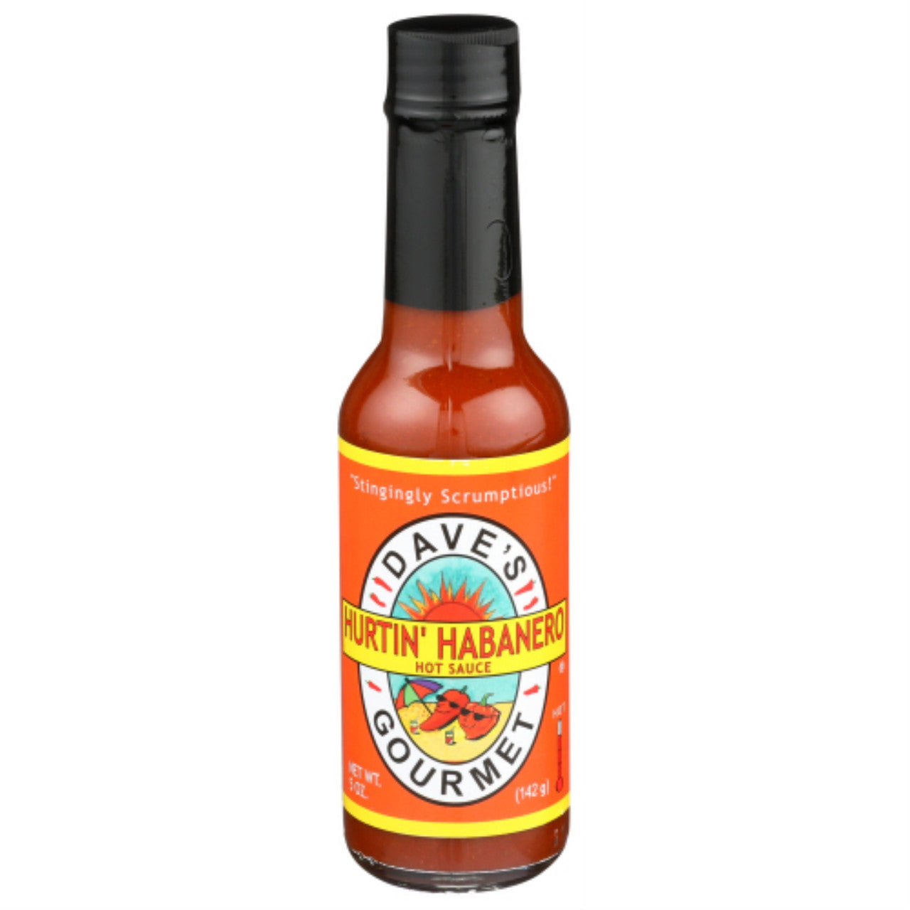 Dave's Gourmet Hurtin' Habanero Sauce (12x5Oz)-0