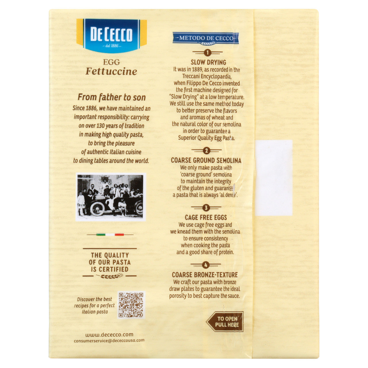 DECECCO EGG PASTA FETT ( 12 X 8.8 OZ   )-5