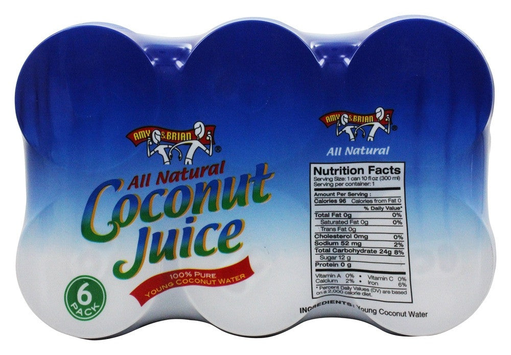 Amy & Brian Coconut Juice (4x6Pack )-1