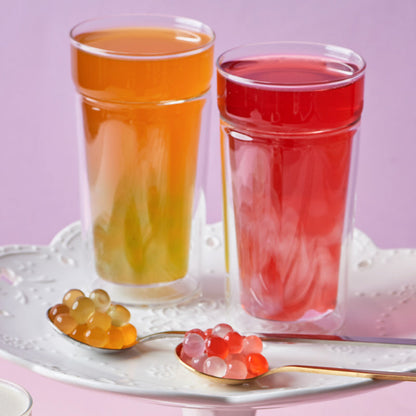 Strawberry Bursting Boba® | Popping Boba | 490g Mini Tub | 6 Mini Tubs Per Case | 90 Cases Per Pallet-5