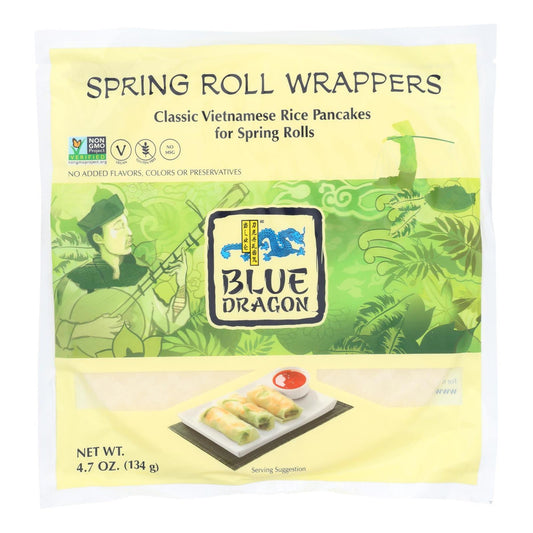 Blue Dragon Vietnamese Spring Roll Wrappers (12x4.7Oz)-0