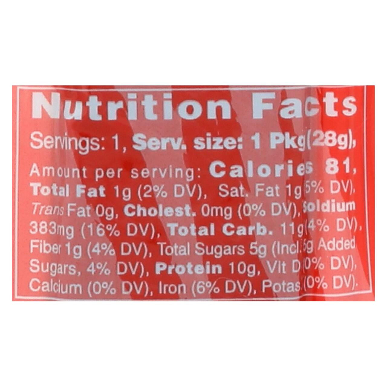 Primal Hot & Spicy Meatless Jerky (24x1 Oz)-2