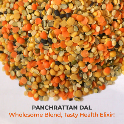 Indian Bean & Lentil Superfood - Five Delicious Panchratna Dal Mixed Jar-5