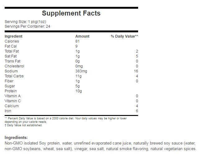 Primal Texas Bbq Meatless Jerky (24x1 Oz)-1