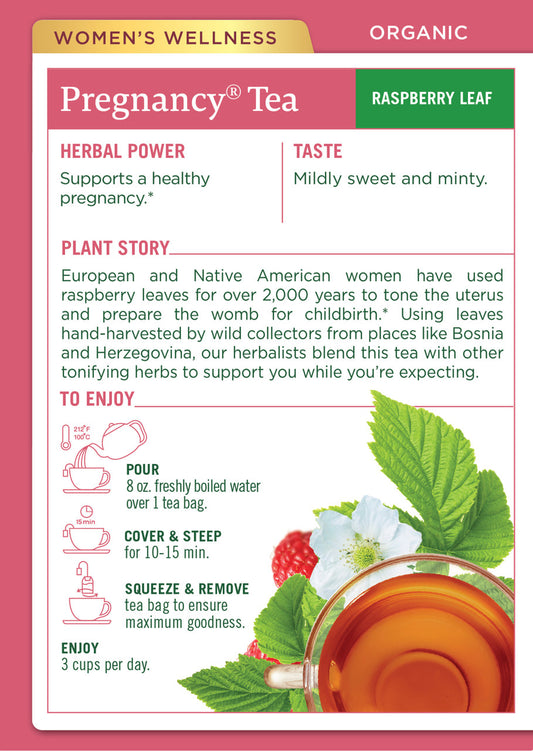 Traditional Medicinals Pregnancy Herb Tea (6x16 Bag)-1