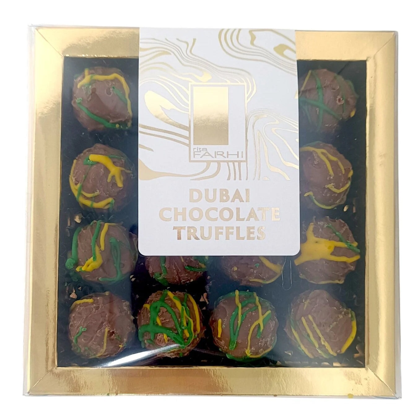 Dubai Chocolate Truffles in Luxury Gift Box, 144g-0