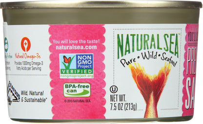 Natural Sea Premium Alaskan Pink Salmon Unsalted (12x7.5Oz)-1