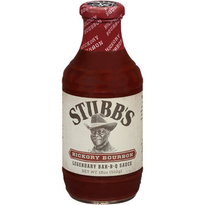 Stubbs BBQ Hickory Brbn Sauce (6x18Oz)-0