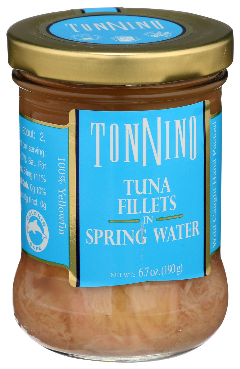 Tonnino Tuna Fillets In Spring Water (6x6.7 OZ)-8