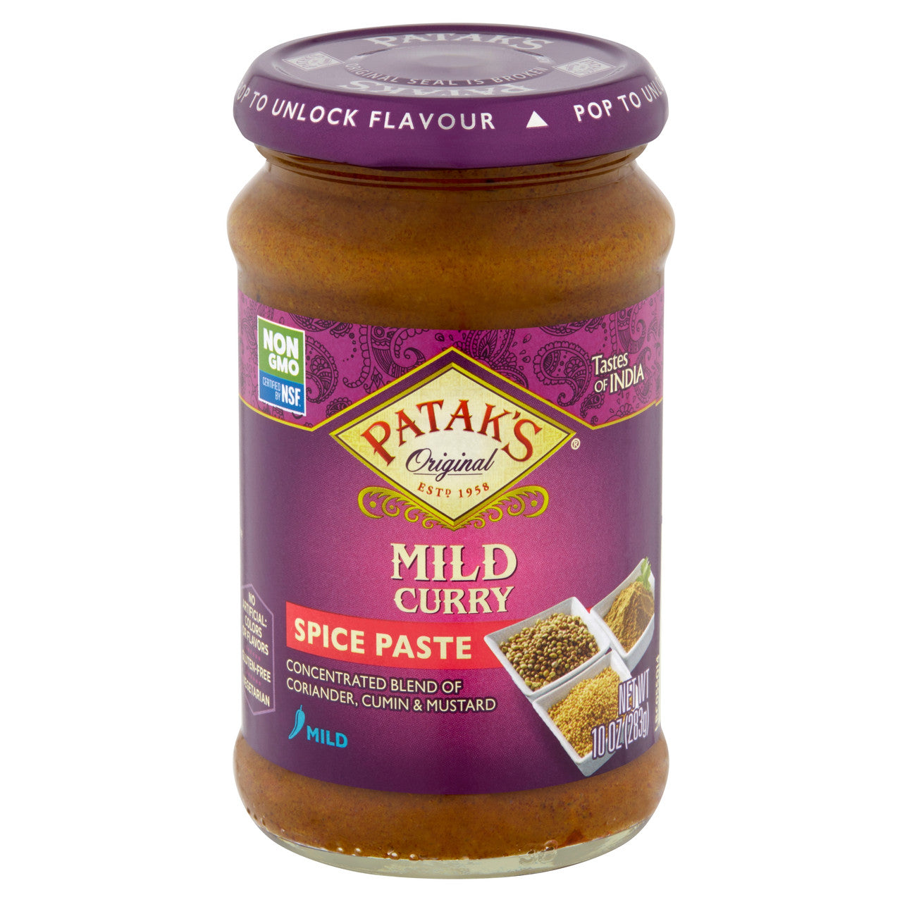 Patak's Mild Curry Paste (6x10Oz)-0