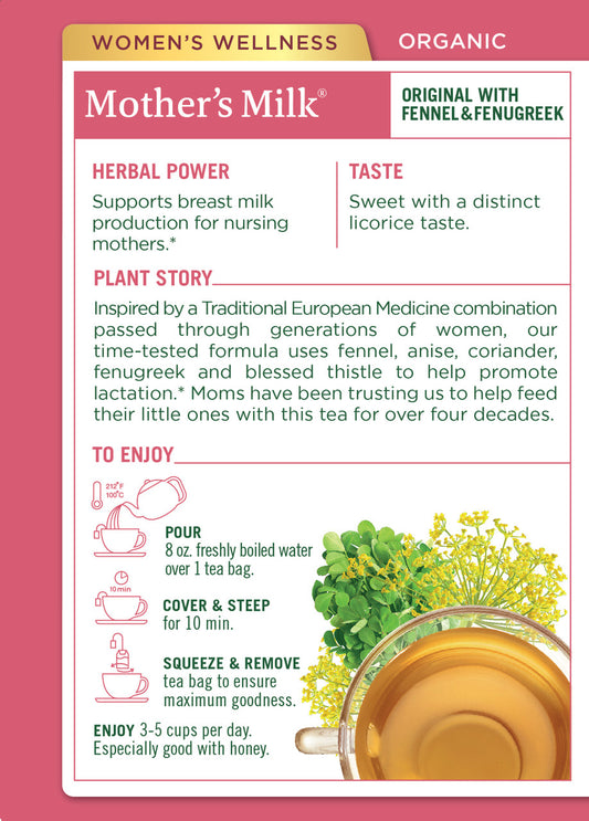 Traditional Medicinals Mother's Milk Herb Tea (6x16 Bag)-1