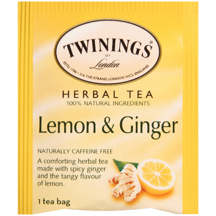 Twinings Lemon & Ginger Tea (6x20 Bag)-1