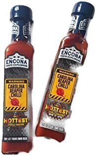 Encona Hot Sauce Carolina Reaper Chilli 2 Pack Bundle