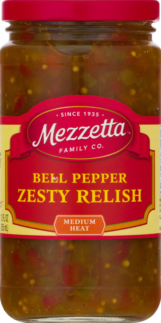 Mezzetta Express Deli-Style Zesty Bell Pepper Relish (6x12Oz)-1
