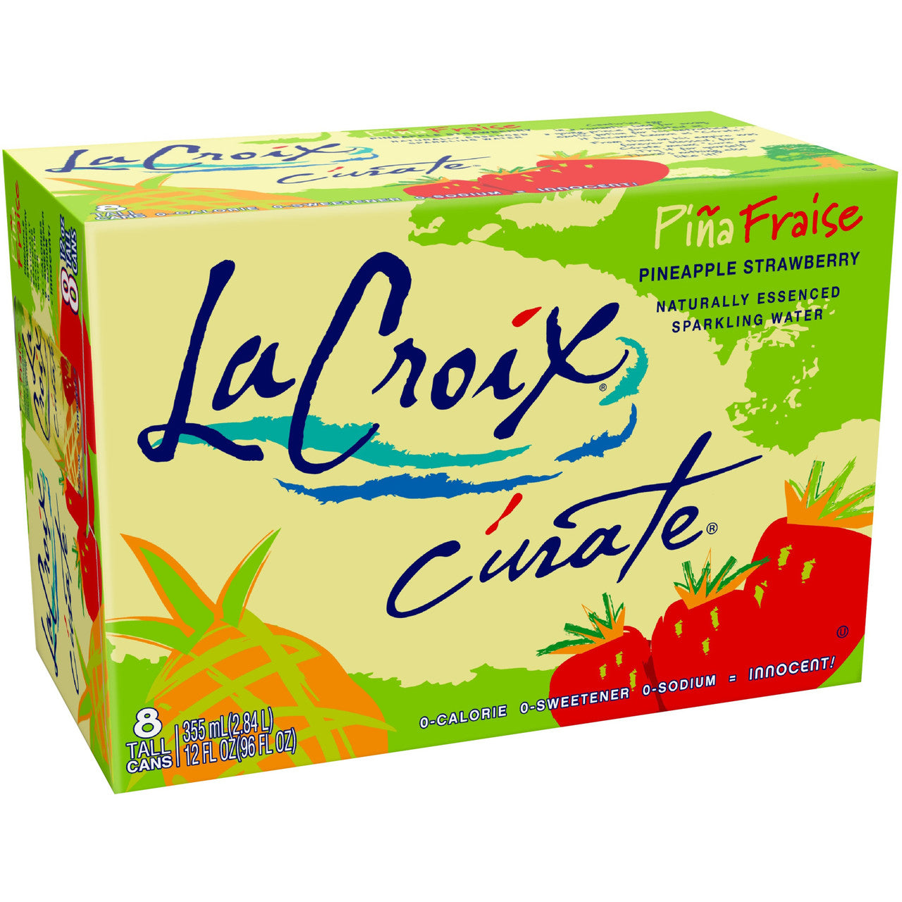 LACROIX PINEAP/STRAW SPK ( 3 X 8 PACK )-0
