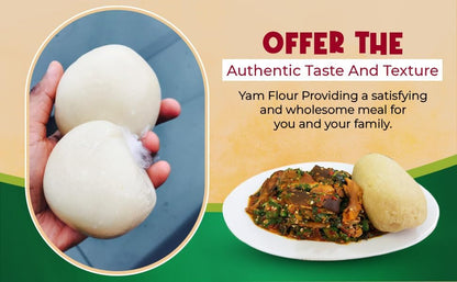 Africa Select Poundo Iyan Pack of 2 x 680g | Instant Pounded Yam Flour | Authentic Nigerian Swallow