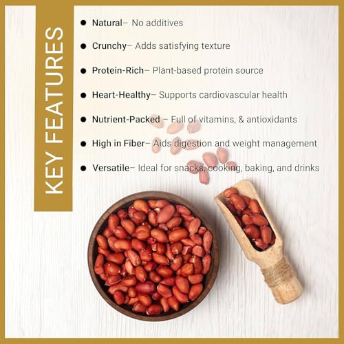 Africa Select Pink Skin Peanuts 1.5kg | Premium Raw Peanuts with Skin for Snacking, Roasting & Cooking
