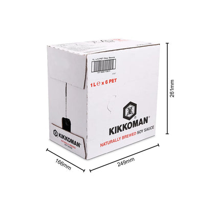 Kikkoman Soy Sauce, 1 Litre, Naturally Brewed