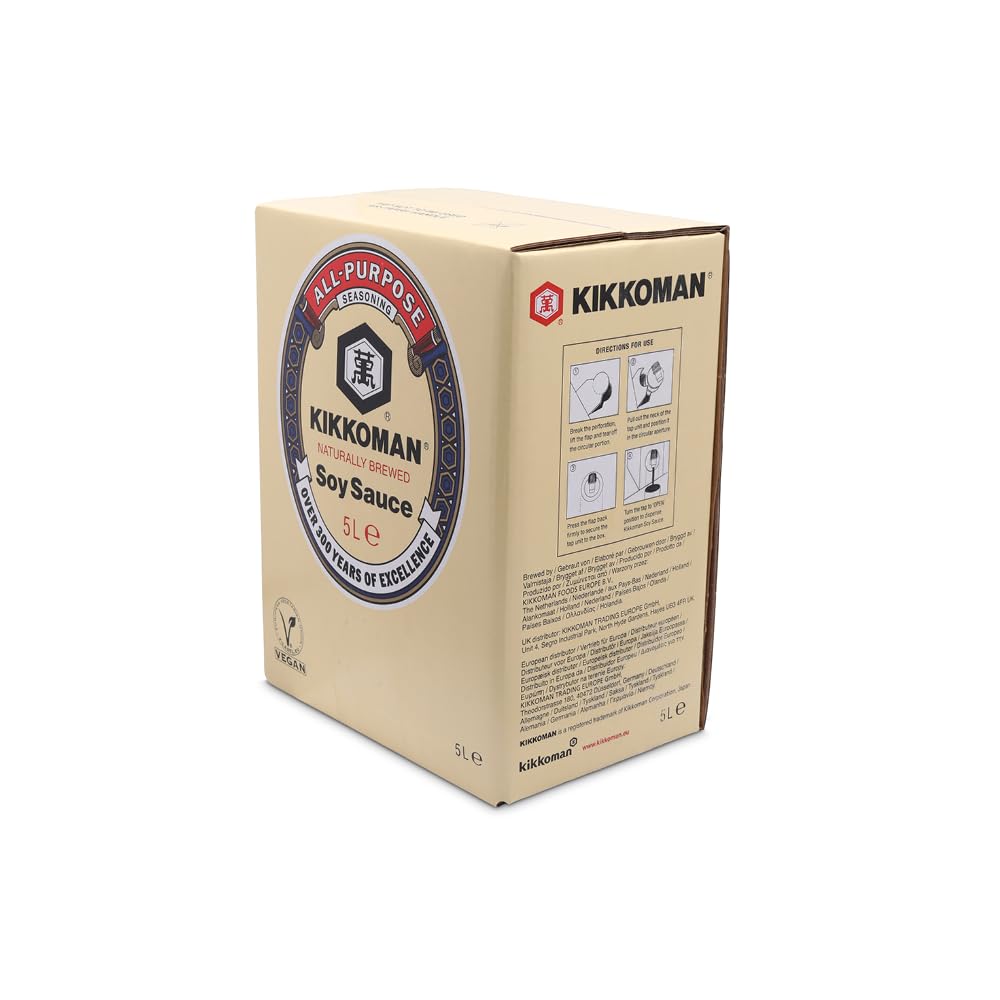 Kikkoman Soy Sauce, 1 Litre, Naturally Brewed