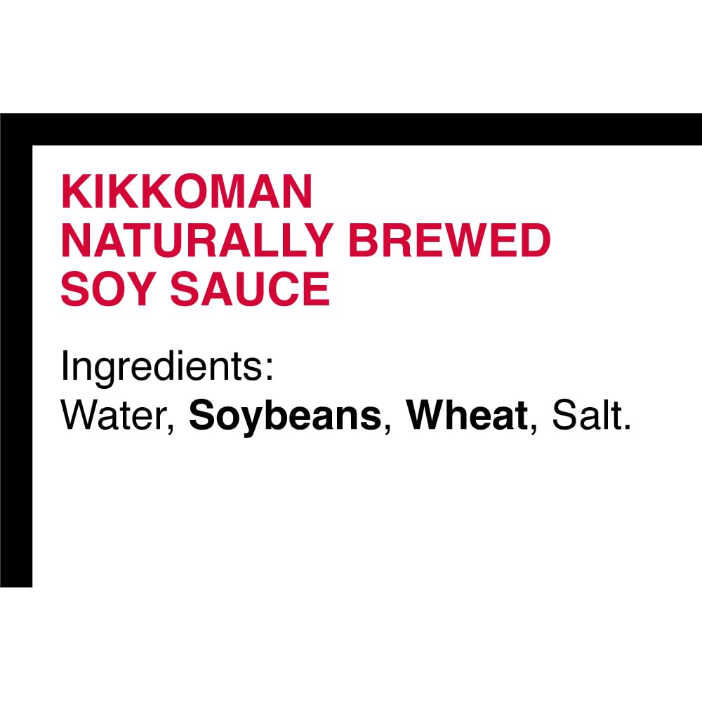 Kikkoman Soy Sauce, 1 Litre, Naturally Brewed