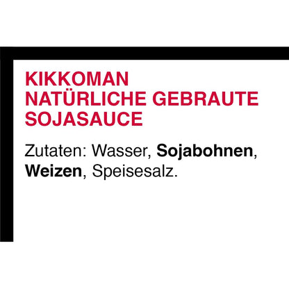 Kikkoman Soy Sauce, 1 Litre, Naturally Brewed