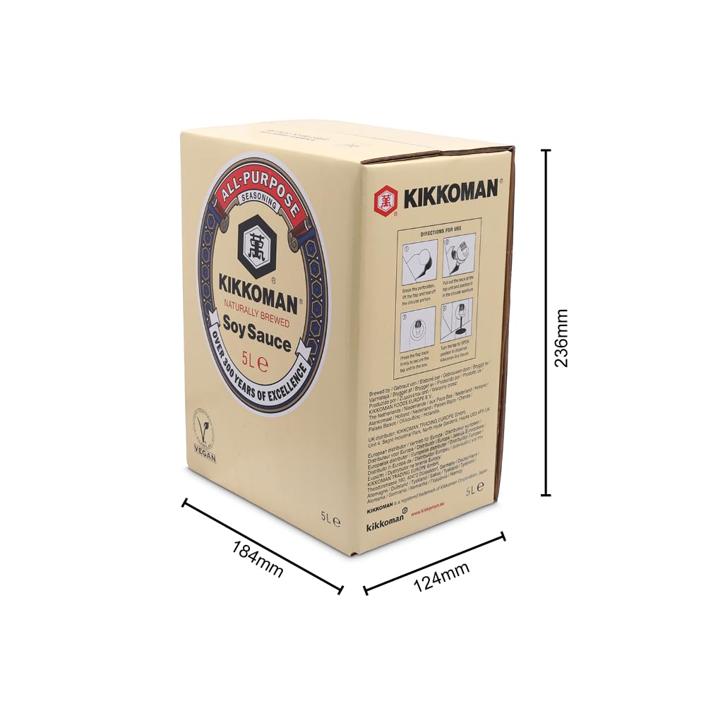 Kikkoman Soy Sauce, 1 Litre, Naturally Brewed