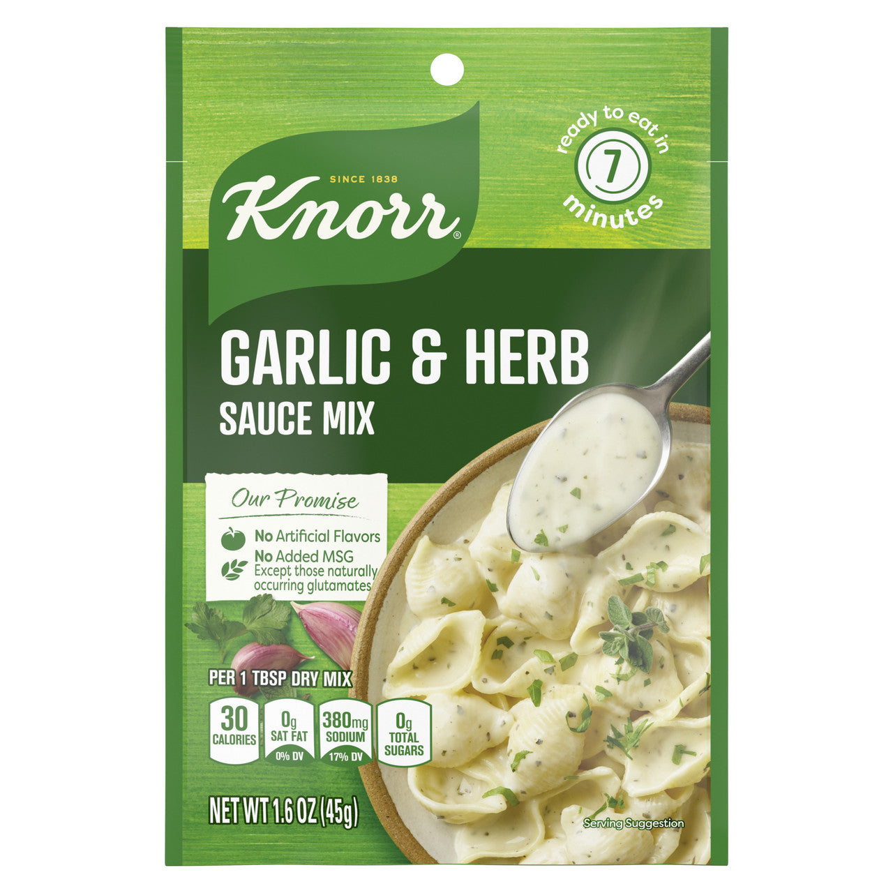 Knorr Pasta Sauces Garlic Herb Sauce Mix (12x1.6Oz)-6