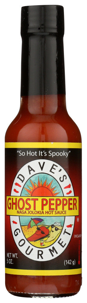Dave's Gourmet Ghost Pepper Naga Jolokia Hot Sauce (12x5Oz)-0