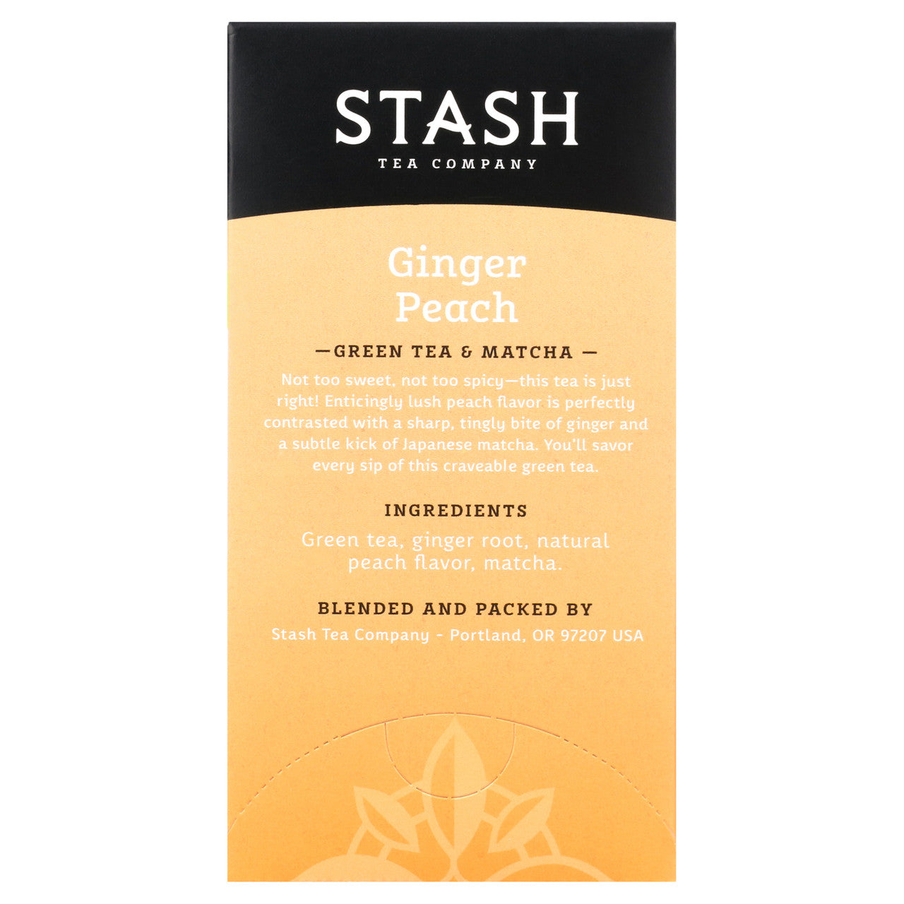 Stash Tea Ginger Peach Green Tea (6x18 Bag)-5