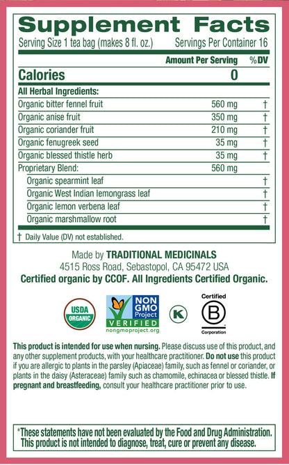 Traditional Medicinals Mother's Milk Herb Tea (6x16 Bag)-3