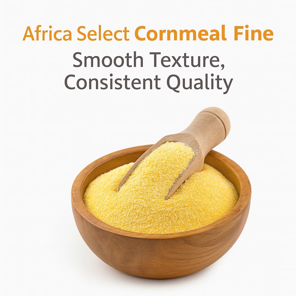 Africa Select Cornmeal Fine 4kg | Premium Milled Maize | Family Pack