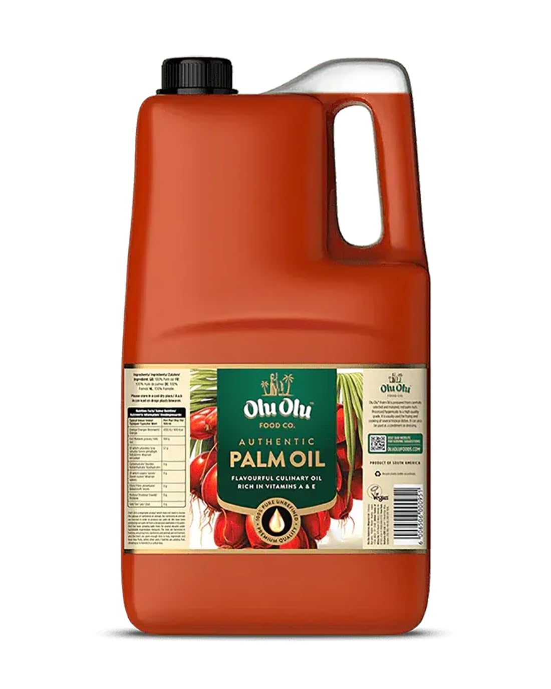 Africa Select Olu Olu Red Palm Oil | 1 Litre | Pure & Natural Palm Oil for Cooking | Authentic West African & Caribbean Cuisine