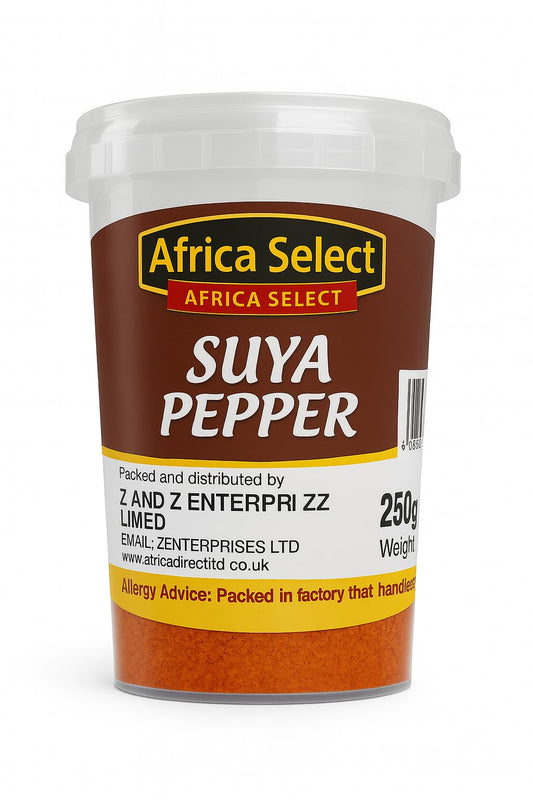 Africa Select Suya Pepper 250g | Authentic West African BBQ Spice Blend