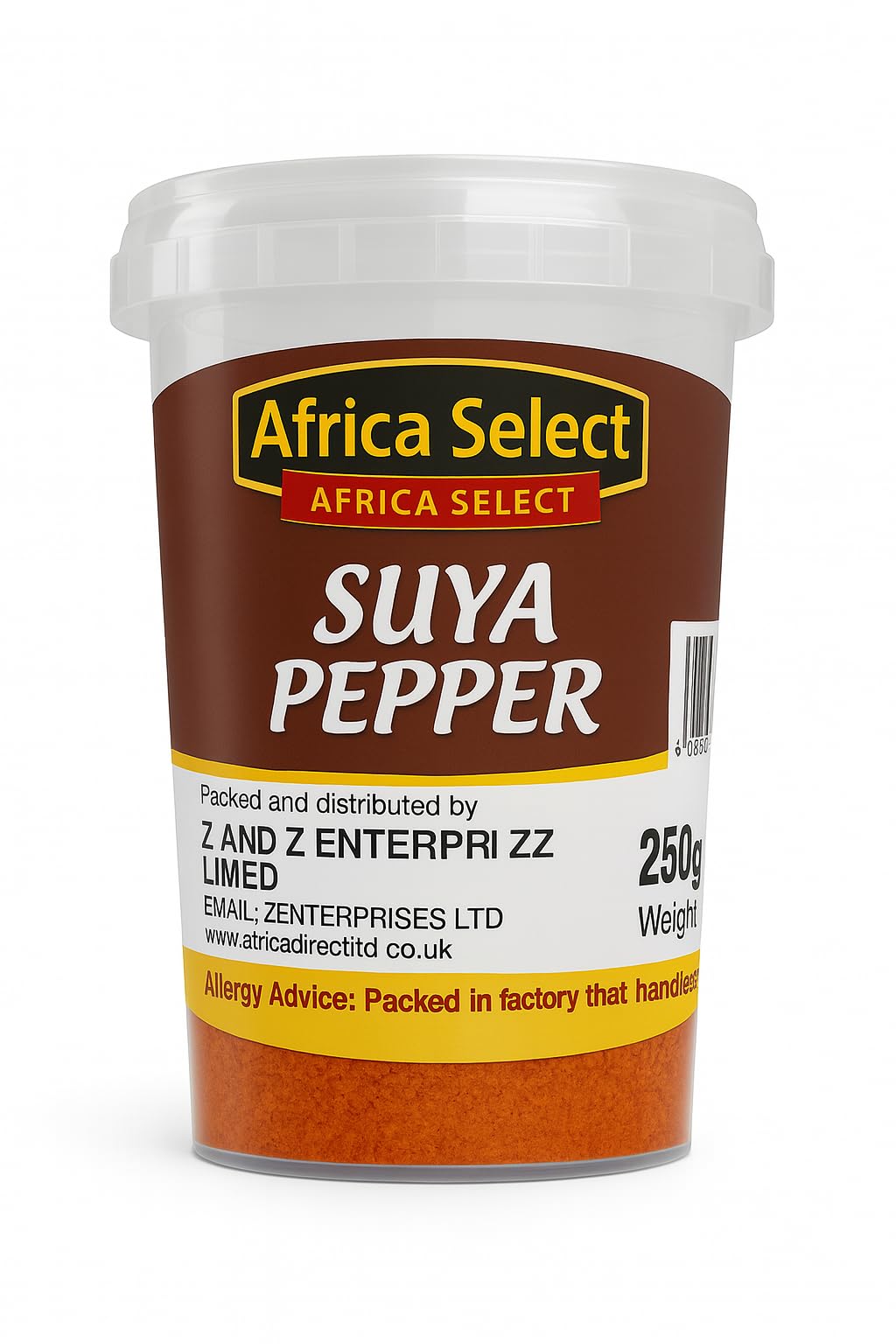 Africa Select Suya Pepper 250g | Authentic West African BBQ Spice Blend
