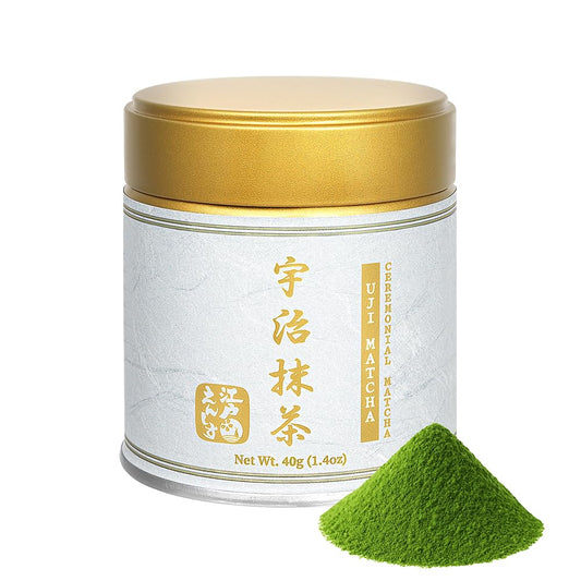 YEDOENSIS Pure Ceremonial Matcha "Somei-Yoshino" - Japanese Green Tea Ceremonial Matcha Powder, Vegan, Gluten-Free (40g)