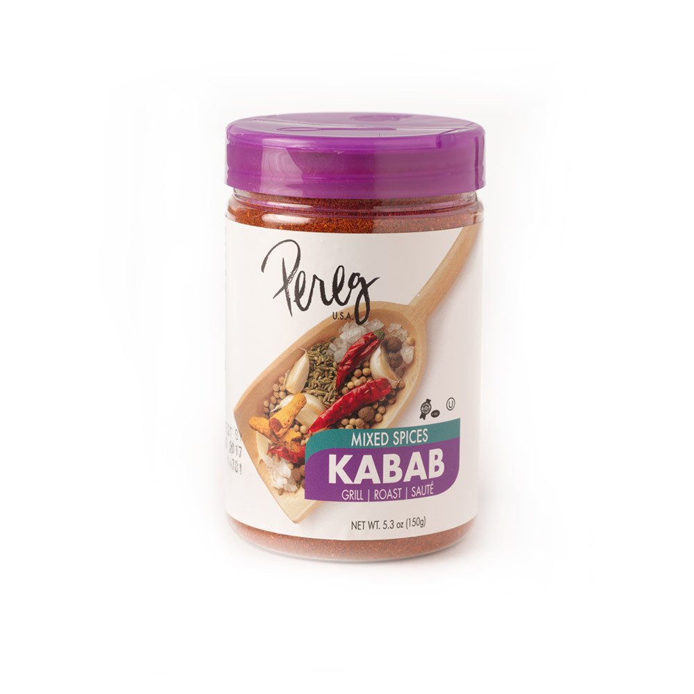 Pereg Jerusalem Spice Seasoning (120g) - Israeli Savory Spice Mix with Cumin, Coriander, Allspice, Garlic & Paprika – Grilling – BBQ Spice Rub - Non-GMO, Kosher & 100% Natural