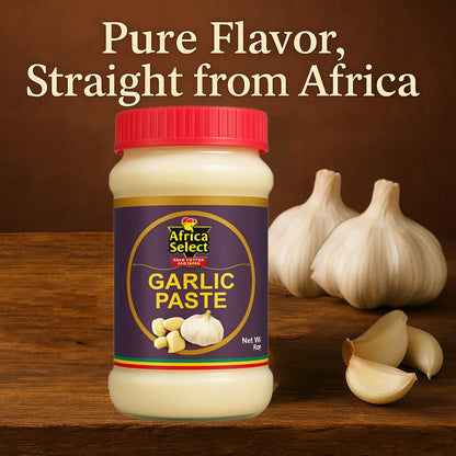 Africa Select Papa's Choice Garlic Paste 1kg | Ready-to-Use Fresh Garlic for Cooking